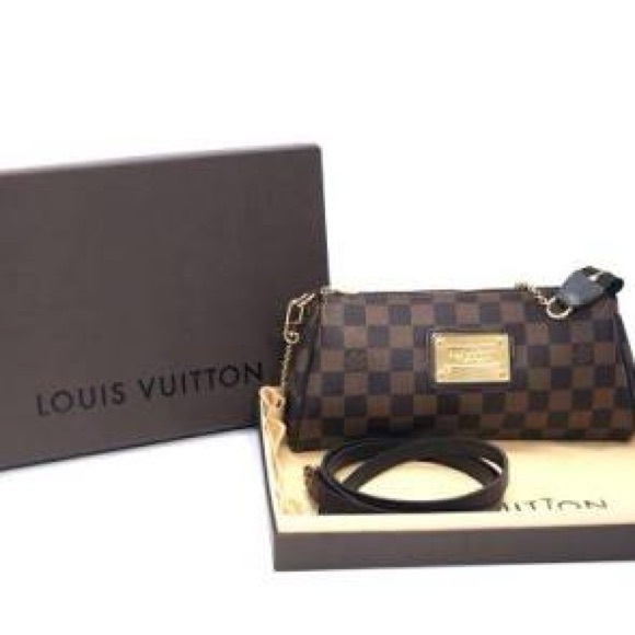 Louis Vuitton Eva Damier crossbody or clutch handbag - Picture 1 of 12